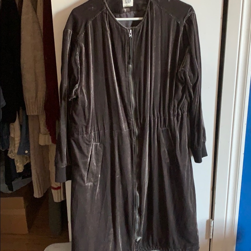 Silvery grey Gap anorak